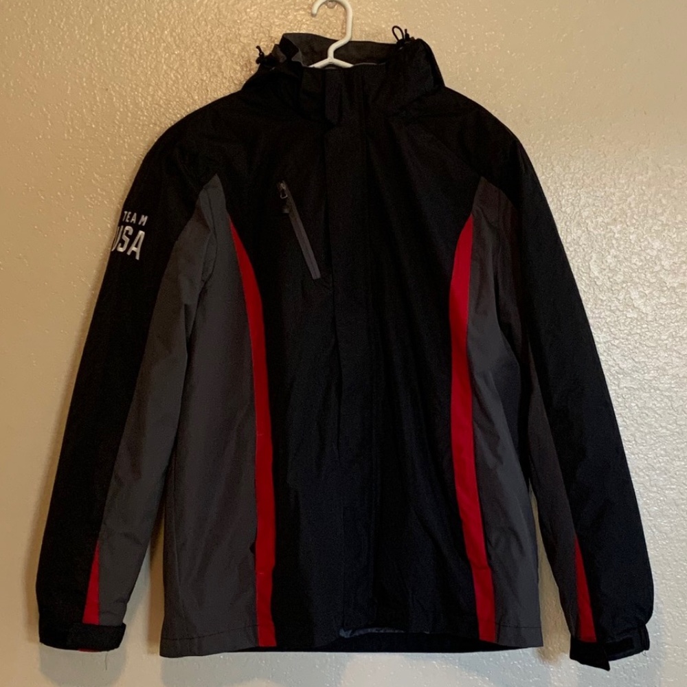 Team USA 3-in-1 Waterproof Winter Jacket - Men’s L